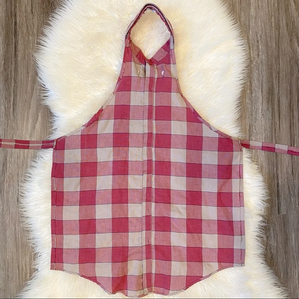 Custom Made Flannel Apron - Picture 9 of 14
